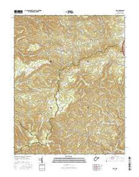 Odd West Virginia Current topographic map, 1:24000 scale, 7.5 X 7.5 Minute, Year 2016
