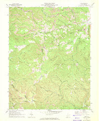 Odd West Virginia Historical topographic map, 1:24000 scale, 7.5 X 7.5 Minute, Year 1968
