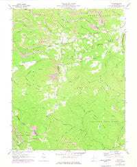 Odd West Virginia Historical topographic map, 1:24000 scale, 7.5 X 7.5 Minute, Year 1968