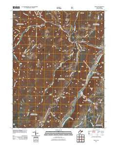 Onego West Virginia Historical topographic map, 1:24000 scale, 7.5 X 7.5 Minute, Year 2011