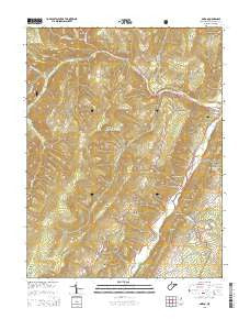 Onego West Virginia Historical topographic map, 1:24000 scale, 7.5 X 7.5 Minute, Year 2014