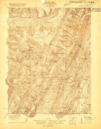Onego West Virginia Historical topographic map, 1:48000 scale, 15 X 15 Minute, Year 1921