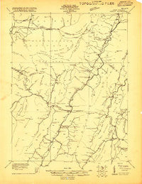 Onego West Virginia Historical topographic map, 1:48000 scale, 15 X 15 Minute, Year 1921