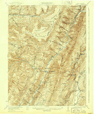 Onego West Virginia Historical topographic map, 1:62500 scale, 15 X 15 Minute, Year 1922
