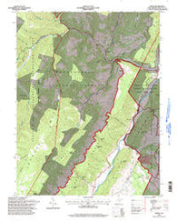 Onego West Virginia Historical topographic map, 1:24000 scale, 7.5 X 7.5 Minute, Year 1995
