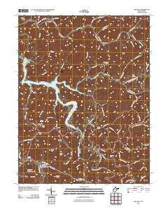 Orlando West Virginia Historical topographic map, 1:24000 scale, 7.5 X 7.5 Minute, Year 2010