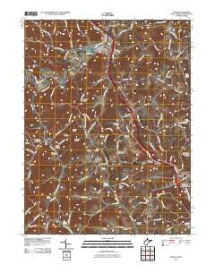 Osage West Virginia Historical topographic map, 1:24000 scale, 7.5 X 7.5 Minute, Year 2011
