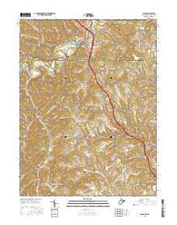 Osage West Virginia Current topographic map, 1:24000 scale, 7.5 X 7.5 Minute, Year 2016