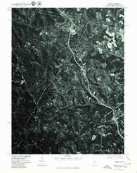 Osage West Virginia Historical topographic map, 1:24000 scale, 7.5 X 7.5 Minute, Year 1976