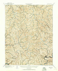 Otter West Virginia Historical topographic map, 1:62500 scale, 15 X 15 Minute, Year 1906