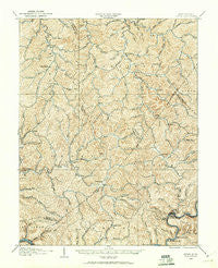 Otter West Virginia Historical topographic map, 1:62500 scale, 15 X 15 Minute, Year 1906