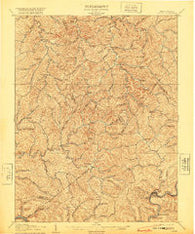 Otter West Virginia Historical topographic map, 1:62500 scale, 15 X 15 Minute, Year 1907