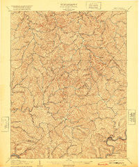 Otter West Virginia Historical topographic map, 1:62500 scale, 15 X 15 Minute, Year 1907