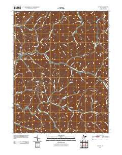 Oxford West Virginia Historical topographic map, 1:24000 scale, 7.5 X 7.5 Minute, Year 2011