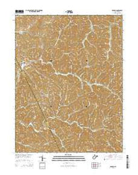 Oxford West Virginia Historical topographic map, 1:24000 scale, 7.5 X 7.5 Minute, Year 2014