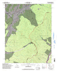Paddy Knob West Virginia Historical topographic map, 1:24000 scale, 7.5 X 7.5 Minute, Year 1995