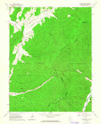 Paddy Knob West Virginia Historical topographic map, 1:24000 scale, 7.5 X 7.5 Minute, Year 1961