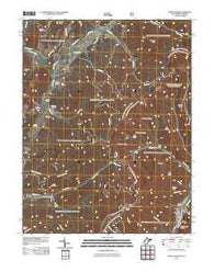 Paddy Knob West Virginia Historical topographic map, 1:24000 scale, 7.5 X 7.5 Minute, Year 2011