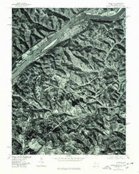 Paden City West Virginia Historical topographic map, 1:24000 scale, 7.5 X 7.5 Minute, Year 1976