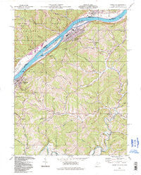Paden City West Virginia Historical topographic map, 1:24000 scale, 7.5 X 7.5 Minute, Year 1994