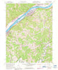 Paden City West Virginia Historical topographic map, 1:24000 scale, 7.5 X 7.5 Minute, Year 1960