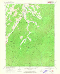 Palo Alto Virginia Historical topographic map, 1:24000 scale, 7.5 X 7.5 Minute, Year 1969