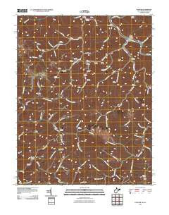 Panther West Virginia Historical topographic map, 1:24000 scale, 7.5 X 7.5 Minute, Year 2011
