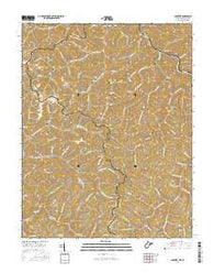Panther West Virginia Current topographic map, 1:24000 scale, 7.5 X 7.5 Minute, Year 2016