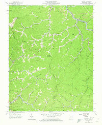 Panther West Virginia Historical topographic map, 1:24000 scale, 7.5 X 7.5 Minute, Year 1963