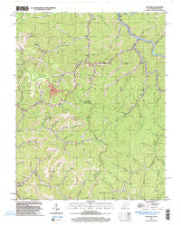 Panther West Virginia Historical topographic map, 1:24000 scale, 7.5 X 7.5 Minute, Year 2001