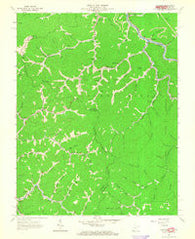 Panther West Virginia Historical topographic map, 1:24000 scale, 7.5 X 7.5 Minute, Year 1963