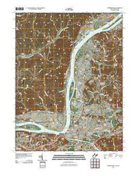 Parkersburg West Virginia Historical topographic map, 1:24000 scale, 7.5 X 7.5 Minute, Year 2010