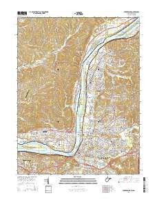 Parkersburg West Virginia Historical topographic map, 1:24000 scale, 7.5 X 7.5 Minute, Year 2014
