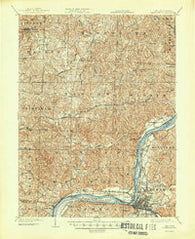 Parkersburg West Virginia Historical topographic map, 1:62500 scale, 15 X 15 Minute, Year 1904