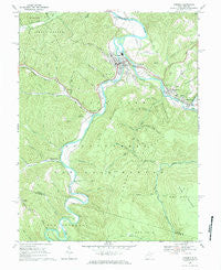 Parsons West Virginia Historical topographic map, 1:24000 scale, 7.5 X 7.5 Minute, Year 1968