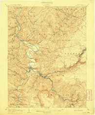 Parsons West Virginia Historical topographic map, 1:62500 scale, 15 X 15 Minute, Year 1908
