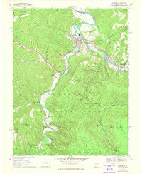 Parsons West Virginia Historical topographic map, 1:24000 scale, 7.5 X 7.5 Minute, Year 1968
