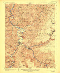 Parsons West Virginia Historical topographic map, 1:62500 scale, 15 X 15 Minute, Year 1926