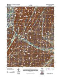 Patterson Creek West Virginia Historical topographic map, 1:24000 scale, 7.5 X 7.5 Minute, Year 2011