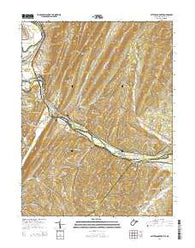 Patterson Creek West Virginia Historical topographic map, 1:24000 scale, 7.5 X 7.5 Minute, Year 2014