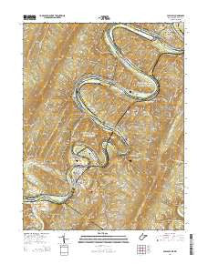 Paw Paw West Virginia Historical topographic map, 1:24000 scale, 7.5 X 7.5 Minute, Year 2014
