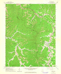 Pax West Virginia Historical topographic map, 1:24000 scale, 7.5 X 7.5 Minute, Year 1965