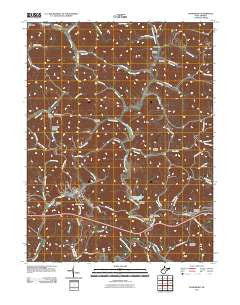 Pennsboro West Virginia Historical topographic map, 1:24000 scale, 7.5 X 7.5 Minute, Year 2011