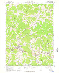 Pennsboro West Virginia Historical topographic map, 1:24000 scale, 7.5 X 7.5 Minute, Year 1961