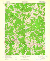 Pennsboro West Virginia Historical topographic map, 1:24000 scale, 7.5 X 7.5 Minute, Year 1961