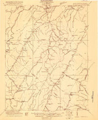 Petersburg West Virginia Historical topographic map, 1:48000 scale, 15 X 15 Minute, Year 1920