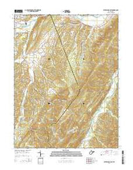 Petersburg East West Virginia Historical topographic map, 1:24000 scale, 7.5 X 7.5 Minute, Year 2014