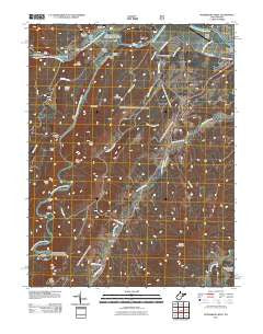 Petersburg West West Virginia Historical topographic map, 1:24000 scale, 7.5 X 7.5 Minute, Year 2011