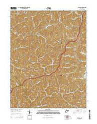 Peterson West Virginia Historical topographic map, 1:24000 scale, 7.5 X 7.5 Minute, Year 2014