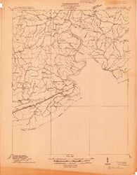 Peterstown Virginia Historical topographic map, 1:48000 scale, 15 X 15 Minute, Year 1913